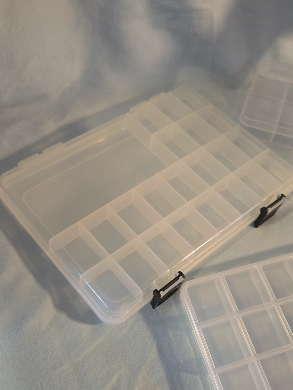 Clear Plastic Compartment Storage Boxes - Picture 2 of 4